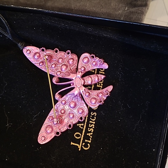VINTAGE JOAN RIVERS CLASSICS COLLECTION BUTTERFLY BROOCH - Picture 4 of 7